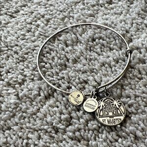 Alex and Ani Silver St. Maarten Charm Bangle